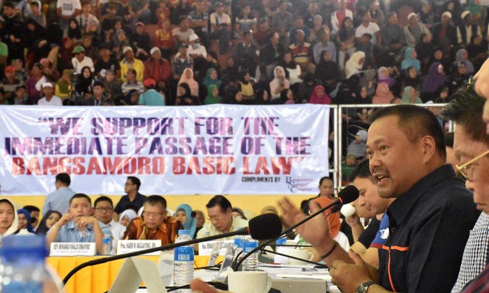 We talked peace and progress! Earlier today during the public hearing on the Bangsamaro Basic Law