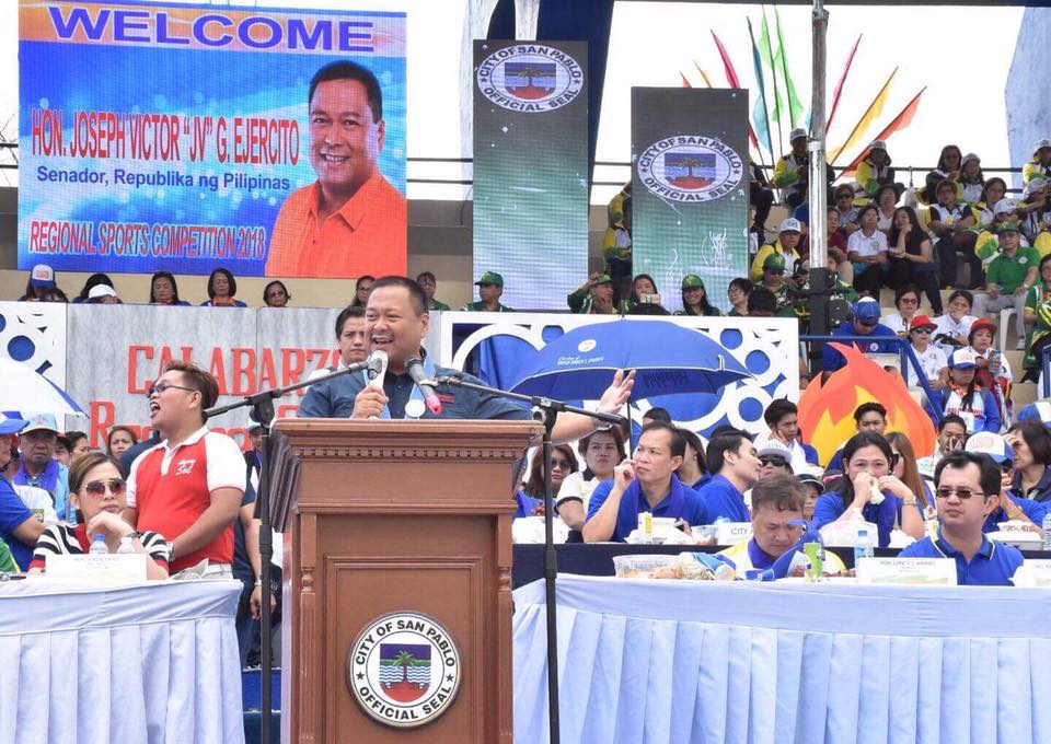 SENATOR JV DURING THE REGIONAL SPORTS COMPETITION 2018 OPENING CEREMONIES