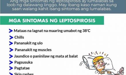 Ngayong panahon ng tag-ulan doble ingat ang kailangan para sakit ay maiwasan!