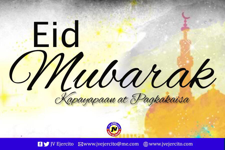 Have a blessed Eid to all our Muslim brothers and sisters
