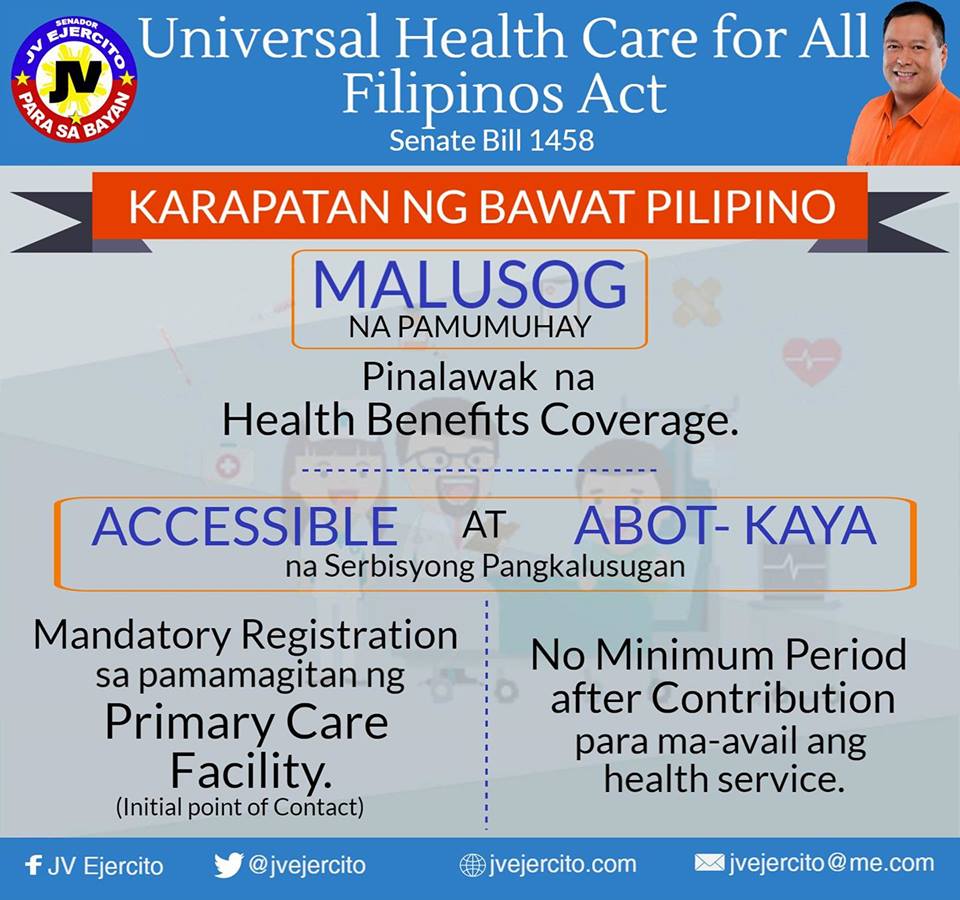 UNIVERSAL HEALTH CARE FOR ALL FILIPINOS 🏨👨‍👩‍👧‍👦👩🏻‍⚕️👨🏻‍⚕️