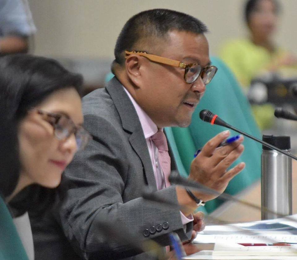 Sen. JV During the Senate Committee on Health and Demography Hearing on the Proposed Universal Healthcare Act of 2016.