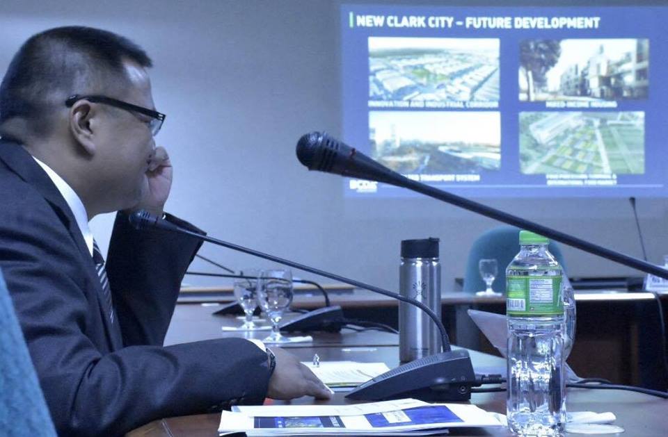 Sen. JV during the hearing on the proposed 2018 budgets of the NYC, Cooperative Development Authority , MTRCB, Bases Conversion Development Authority  and the Subic Bay Management Authority .
