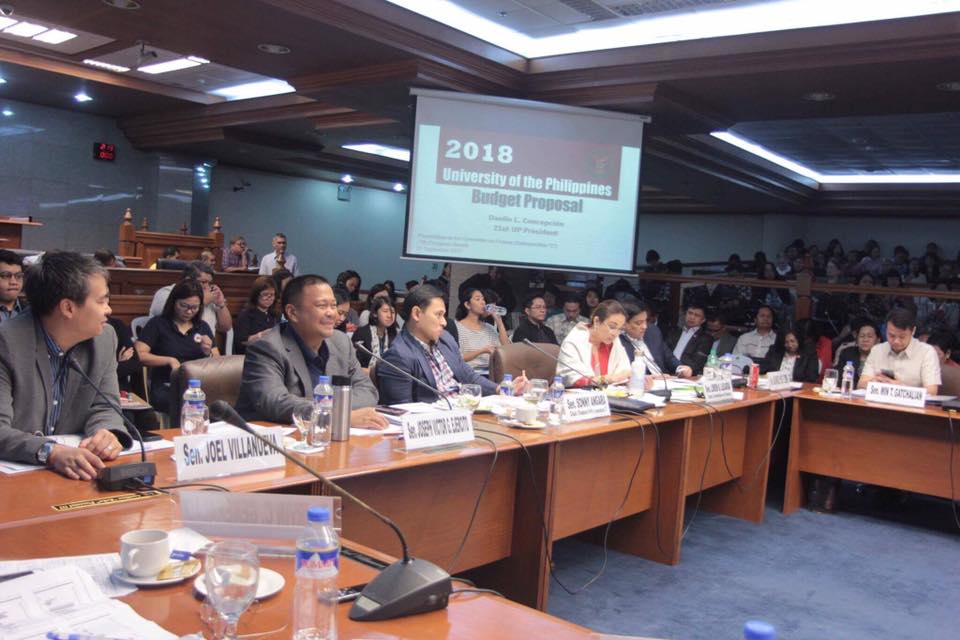 Sen. JV During the Deliberation on the Proposed Budgets of State Universities and Colleges and Commission on Higher Education.