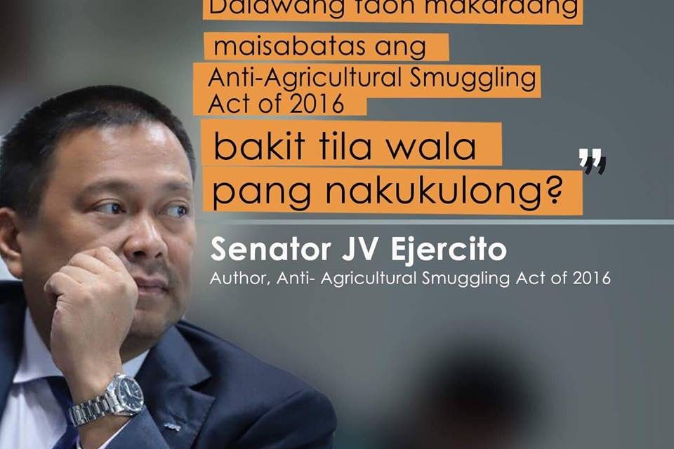 Senator JV on Anti-Smuggling