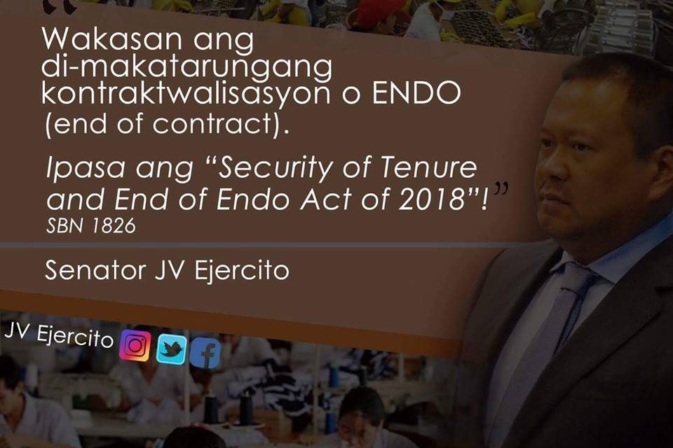 Senator JV Ejercito on ENDO