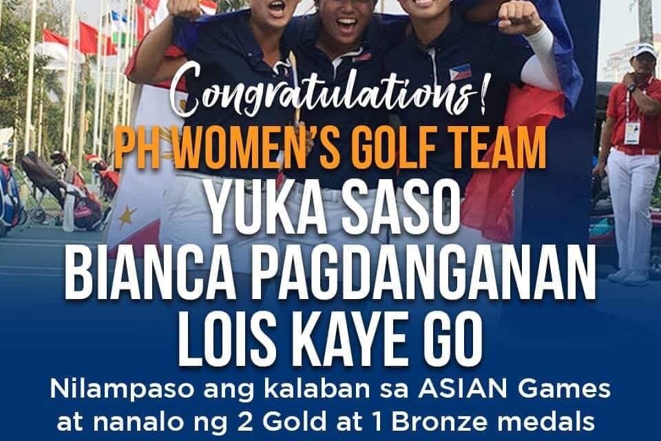 Congratulations PH Women’s Golf Team! 🏌🏻‍♀️🥇🥉🇵🇭