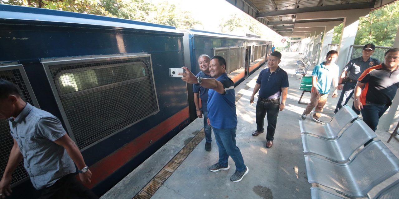Took PNR train from Tutuban after meeting with PNR officials