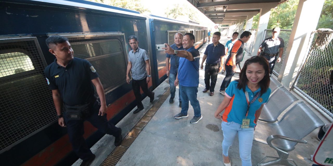 Took PNR train from Tutuban after meeting with PNR officials