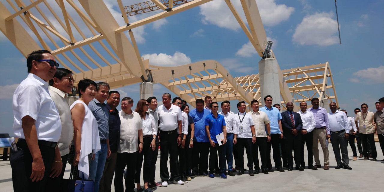 SITE INSPECTION OF THE CLARK INTL. AIRPORT EXPANSION PROJECT.