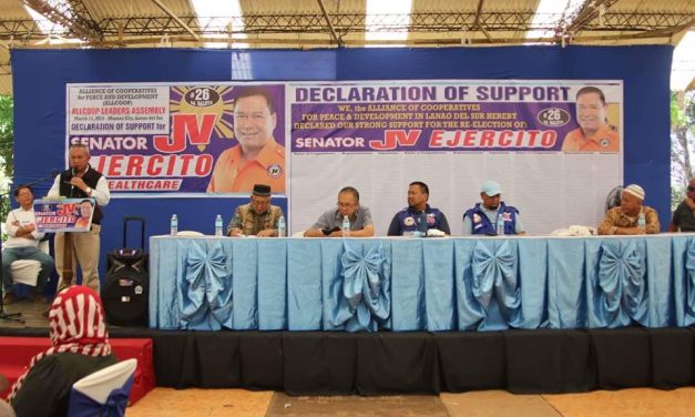 DECLARATION OF SUPPORT – ALLIANCE OF COOPERATIVES FOR PEACE AND DEVELOPMENT OF LANAO DEL SUR